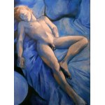 Juliusz Lewandowski, Blue Nude, 2017