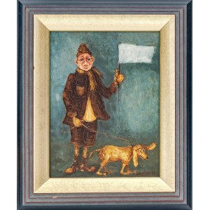 Grażyna Lubaszka, Józek with a Dog, 1998