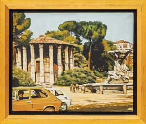 Andrzej Adam Sadowski, Rzym - Piazza Bocca della Verita, 1979