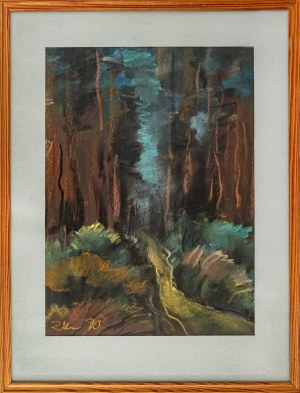 Wiktor Zin, Leśna ścieżka, 1990
