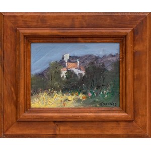 Stanisław Jan Łazorek, Abstrakcyjny widok na Kazimierz Dolny, 1999