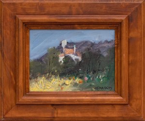 Stanisław Jan Łazorek, Abstrakcyjny widok na Kazimierz Dolny, 1999