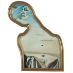 Salvador Dalí (1904, Figueres – 1989, Figueres), "Couple with Heads Full of Clouds" ("Couple aux têtes pleines de nuages"), ca. 1980