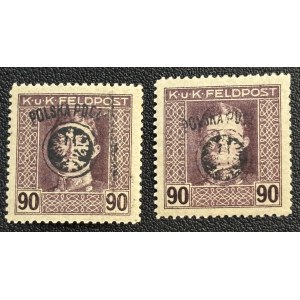 PMW, SECOND EDITION, LUBLIN—1918, Fi. 29 B4, B9 **