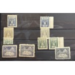 PMW, WYDANIE W WALUCIE MARKOWEJ- 1919 ROK, Fi. 85- 96 A ** ODMIANY, USTERKI