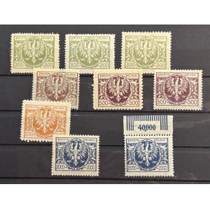 PMW, LARGE EAGLE—1923, Figs. 139–143 ** VARIATIONS