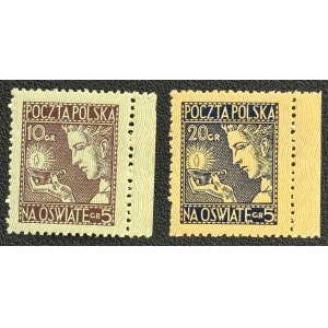 PMW, NA CELE OŚWIATOWE- 1927 ROK, Fi. 228- 229 **
