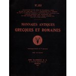 ARS CLASSICA S.A. - N XVI. Lucerne, 3 - Jiulett, 1933. Catalogue de monnaies antiques grecques et romaines. Collections de feu Rene de St-Marceaux, de feu Wm. Carr, du Capt Spencer Churchili, de Miss Winifred Lamb, d