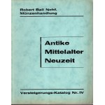 BALL Robert nachf. Auktion 4. Berlin, 23 - Marz, 1931. Antike munzen, mittelalter…. Pp 76, lots, 1791, plates 16. Brossura ed. interno buono stato, lista prezzi Valutazione. Spring, 1