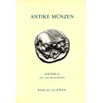 BANK LEU AG. - Auktion 33 - Zurich, 3 - Mai, 1983. Antike munzen; Romer - Kelten - Griechen. Pp. 75, lots 456, plates 26 + 4 enlargements. rel. editorial. Price list estimation e realized. Good condition