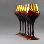 Zbigniew HORBOWY - HS Sudety - Set of 6 glasses - 1970s