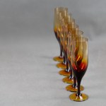 Zbigniew HORBOWY - HS Sudety - Set of 6 glasses - 1970s