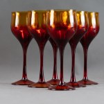 HORBOWY Zbigniew – HS Sudety – Set mit 6 Gläsern – 70er Jahre