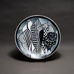 Elżbieta PIWEK-BIAŁOBORSKA - ZF Włocławek - Decorative platter - 1970s