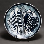 Elżbieta PIWEK-BIAŁOBORSKA - ZF Włocławek - Decorative platter - 1970s