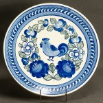 ZF Włocławek - Decorative platter with a rooster - 1970s - [38 cm]