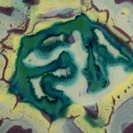 Helena TEODOROWICZ - Abstract Artistic Platter - 1960s [one-of-a-kind, 37 cm]