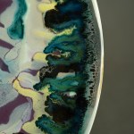Helena TEODOROWICZ - Abstract Artistic Platter - 1960s [one-of-a-kind, 37 cm]