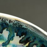 Helena TEODOROWICZ - Abstract Artistic Platter - 1960s [one-of-a-kind, 37 cm]