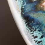 Helena TEODOROWICZ - Abstract Artistic Platter - 1960s [one-of-a-kind, 37 cm]