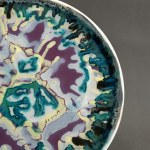 Helena TEODOROWICZ - Abstract Artistic Platter - 1960s [one-of-a-kind, 37 cm]