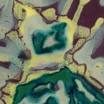 Helena TEODOROWICZ - Abstract Artistic Platter - 1960s [one-of-a-kind, 37 cm]
