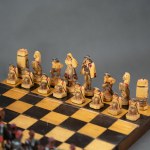 Jan GĄSIENICA-SZOSTAK - Chess in the Zakopane Style - Krynica - 1930s [one-of-a-kind, signed]