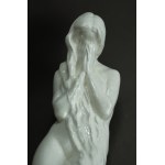 LASZCZKA Konstanty - Rzeźba Ewa z drzewem jabłoni - Skawina lata 20 [unikat, 62 cm wysokości]