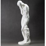 LASZCZKA Konstanty - Rzeźba Ewa z drzewem jabłoni - Skawina lata 20 [unikat, 62 cm wysokości]