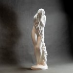LASZCZKA Konstanty - Rzeźba Ewa z drzewem jabłoni - Skawina lata 20 [unikat, 62 cm wysokości]