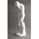 Konstanty LASZCZKA - Sculpture "Eve with an Apple Tree" - Skawina, 1920s [one-of-a-kind, 62 cm tall]