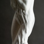 LASZCZKA Konstanty - Rzeźba Ewa z drzewem jabłoni - Skawina lata 20 [unikat, 62 cm wysokości]