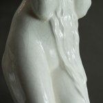 LASZCZKA Konstanty - Rzeźba Ewa z drzewem jabłoni - Skawina lata 20 [unikat, 62 cm wysokości]