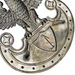 Eagle of the 1st Uhlan Regiment of the Polish Legions, known as the Beliniacki, a rarity