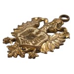 Patriotic eagle pendant for a lanyard, miniature compass, Prussia