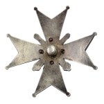 Officer's Badge, 21st Light Artillery Regiment, Biała–Bielsko, W. Gontarczyk, silver