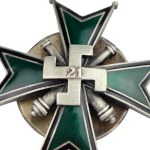 Officer's Badge, 21st Light Artillery Regiment, Biała–Bielsko, W. Gontarczyk, silver
