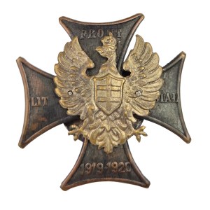 Lithuanian-Belarusian Front Badge, 1919–1920, S. Lipczyński