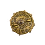 205th Volunteer Regiment Badge, miniature, silver, W. Gontarczyk, rare