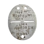 Model 31 Dog Tag, Miechów, 1911