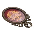 An eagle in a decorative frame, patriotic artwork