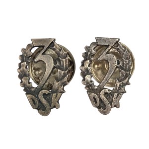 A pair of collar badges from the 3rd DSK Command, Lorioli