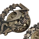 A pair of collar badges from the 3rd DSK Command, Lorioli
