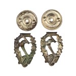A pair of collar badges from the 3rd DSK Command, Lorioli