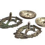 A pair of collar badges from the 3rd DSK Command, Lorioli