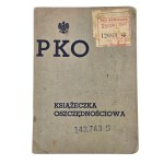 Second Polish Republic: PKO Savings Book, Warsaw 1938/39