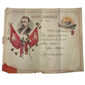 Henryk Sienkiewicz 1846–1916, a memento from Gostyń