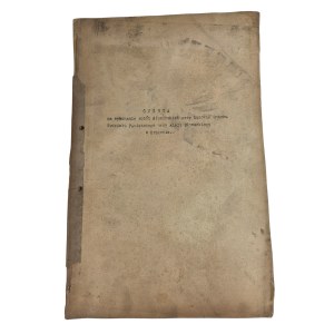 Second Polish Republic: Technical Specifications of Marshal Józef Piłsudski’s Houses in Oleandry