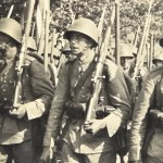 Second Polish Republic: Infantry Column in Field Gear, Model 31 Helmets
