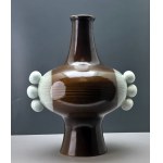 Space Age-style ceramic vase - Kravsko, Czechoslovakia - 1960s